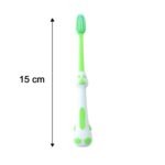Kids Cartoon Spring Frog Toy With Toothbrush Set (2 Pc Set) - Image 6