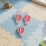 Hot Air Balloon Bag Charm Keychain Set (10 Pc) - Image 6