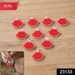 Cute Lips Shape Bag Charm Keychain Set (10 Pc) - Image 2