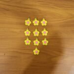 Cute Flower Shape Bag Charm Keychain Set (10 Pc Set) - Image 7