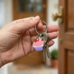 Cute Cupcake Shape Bag Charm Keychain Set (10 Pc) - Image 3