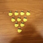Cute Banana Shape Bag Charm Keychain Set (10 Pc) - Image 8