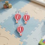 Hot Air Balloon Bag Charm Keychain Set (10 Pc) - Image 7