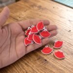 Cute Lips Shape Bag Charm Keychain Set (10 Pc) - Image 5