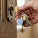 Cute Heart Shape Bag Charm Keychain Set (10 Pc) - Image 3