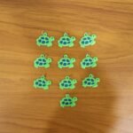 Cute Turtle Shape Bag Charm Keychain Set (10 Pc) - Image 7