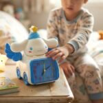 Cute Cartoon Bunny Angel Car Style Table Alarm Clock (1 Pc) - Image 3