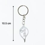 Premium Metal Shankh Krishna Keychain 1 Pc - Image 6