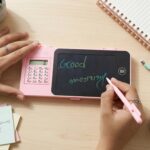 LCD Writing Tablet Pencil Case with Calculator 1 Pc - Image 3