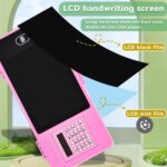 LCD Writing Tablet Pencil Case with Calculator 1 Pc - Image 7