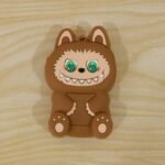 Cute Cartoon Character Mini Silicone Pouch Keychain with Strap (1 Pc) - Image 9