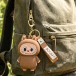 Cute Cartoon Style Silicone Mini Pouch Keychain with Strap (1 Pc) - Image 5