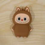 Cute Cartoon Style Silicone Mini Pouch Keychain with Strap (1 Pc) - Image 9