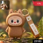 Cute Cartoon Style Silicone Mini Pouch Keychain with Strap (1 Pc) - Image 2