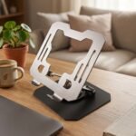 Premium Adjustable Foldable Metal Laptop Stand (1 Pc) - Image 5