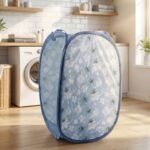 Foldable Mesh Laundry Bag Hamper (1 Pc, 36x36x56 Cm) - Image 3