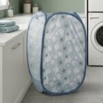 Foldable Mesh Laundry Bag Hamper (1 Pc, 36x36x56 Cm) - Image 7