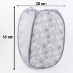 Foldable Mesh Laundry Bag Hamper (1 Pc, 36x36x56 Cm) - Image 6