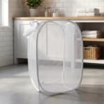 Foldable Mesh Laundry Bag Hamper (1 Pc, 32x56 Cm) - Image 7