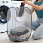 Foldable Mesh Laundry Bag Hamper (1 Pc, 50x32x32 Cm) - Image 3