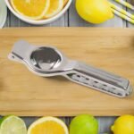 Supermom 2-in-1 Heavy Duty Stainless Steel Lemon Squeezer with Built-in Bottle Opener - Image 4