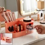 Multipurpose Makeup Organizer Storage Box (1 Pc, Pink Color)