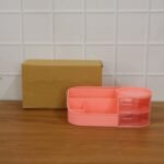 Multipurpose Makeup Organizer Storage Box (1 Pc, Pink Color) - Image 8