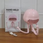 Handheld Mini Fan with LED Star Projector Flexible Tripod Stand (1 Pc) - Image 9