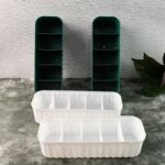 5 Compartments Socks / Handkerchief / Underwear Storage Boxes, Socks tray (pack of 4) - Image 3