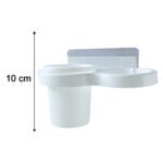 Wall Mounted Toothbrush Holder Set (1 Set) - Image 6