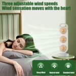 Portable 3 in 1 Design Triple Head Table Fan (1 Pc) - Image 7