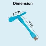 Portable USB Mini Flexible Fan (1 Pc) - Image 6