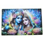 Premium Radha Krishna Decorative Wall Frame Painting (1 Pc, 89x58 Cm) - Image 4