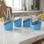 Prexo Stylish Grip Base Plastic Selo Glass (4 Pc, Set 300 ML Each) - Image 8