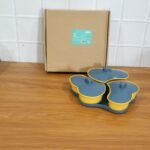 Multipurpose 3 Section Snack Serving Tray with Lid (1 Pc) - Image 8