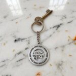 Premium Metal Round Shiv Keychain 1 Pc - Image 7