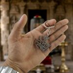 Premium Metal Om Namah Shivay Engraved Keychain 1 Pc - Image 4