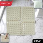 Anti-Slip Bath Mat with Suction Cups (1 Pc, 53x53 Cm) - Image 2