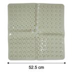 Anti-Slip Bath Mat with Suction Cups (1 Pc, 53x53 Cm) - Image 6