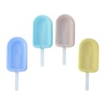 Premium Silicone Ice Cream Popsicle Mold Set 4 Pc - Image 4