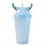 Cute 500ml Swizzy Jelly Tumbler with Straw for Cold Beverages - Image 4