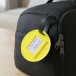 Cute Smiley Face Round Travel Identification Luggage Bag Tag (1 Pc) - Image 3