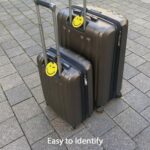 Cute Smiley Face Round Travel Identification Luggage Bag Tag (1 Pc) - Image 4