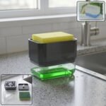 Soap Dispenser with Sponge Holder (1 Set)