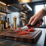 Stainless Steel Kitchen Utility Knife with Ergonomic Grip Handle (1 Pc) - Image 3