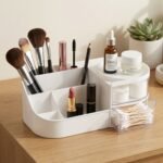 Multipurpose Cosmetic Makeup Organizer Storage Box (1 Pc, White Color) - Image 5
