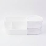 Multipurpose Cosmetic Makeup Organizer Storage Box (1 Pc, White Color) - Image 4