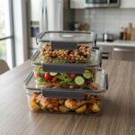 Plastic Airtight Food Storage Container Set(3 Pc, 750 ML, 1500 ML, 2800 ML) - Image 5