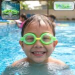 Premium Swimming Goggles with Protective Storage Case (1 Pc)