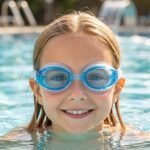 Kids Comfortable Fit Swimming Goggles with Clear Vision and Adjustable Strap – 1 Pc - Image 3